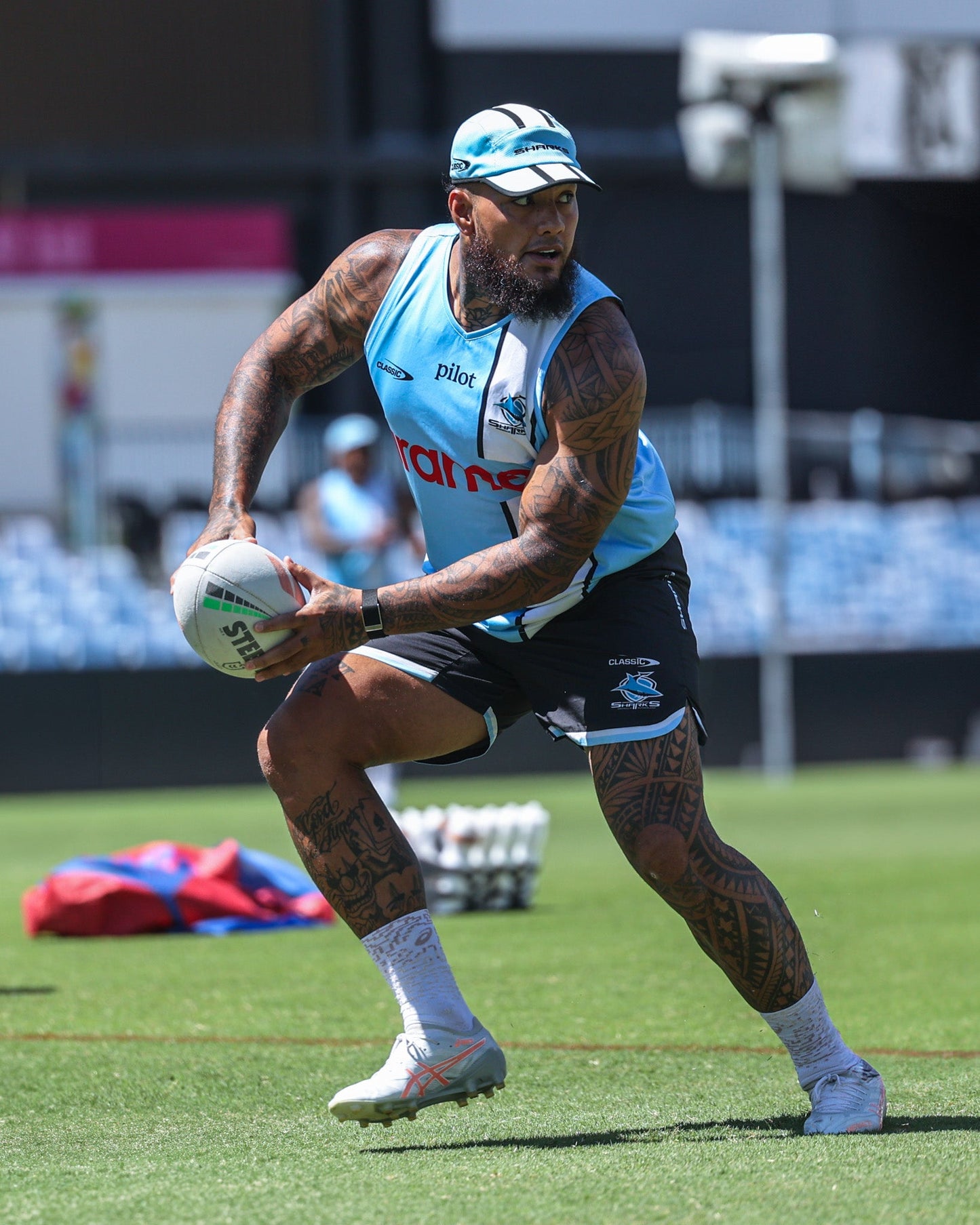 Cronulla Sutherland Sharks 2026 Sky Blue Training Singlet