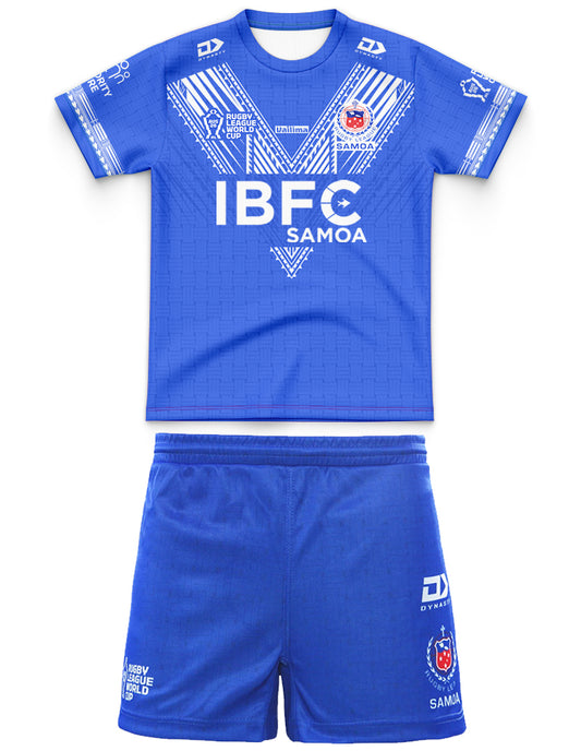 Toa Samoa 2026 Kids World Cup Home Jersey and Shorts Kit