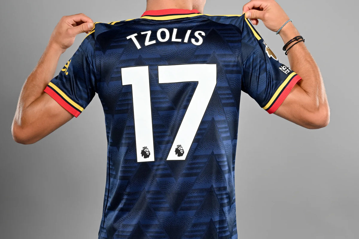 Arsenal Gunners 2026/27 Tzolis #17 Away Jersey Shirt