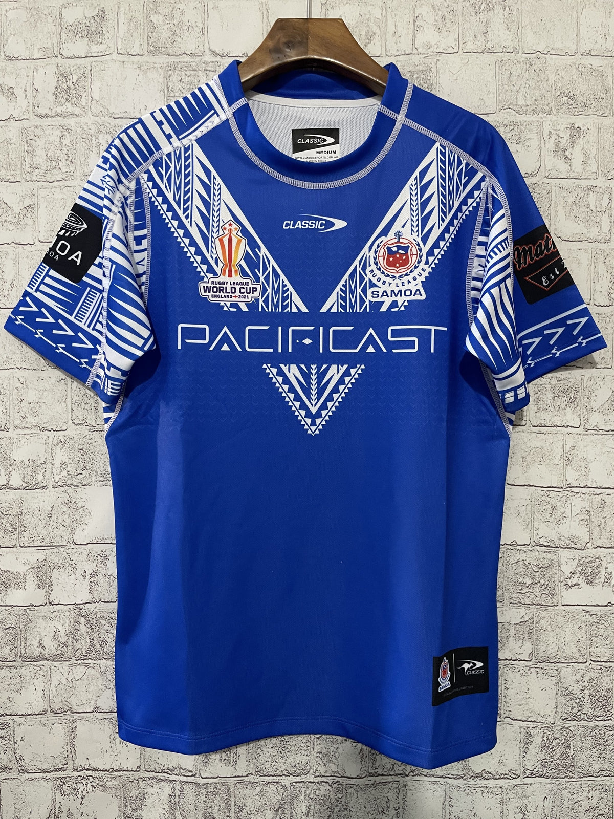 Toa Samoa 2022 Rugby League World Cup Jersey