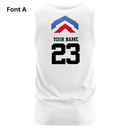 France Les Bleus Six Nations Rugby 2023 Away Training Singlet