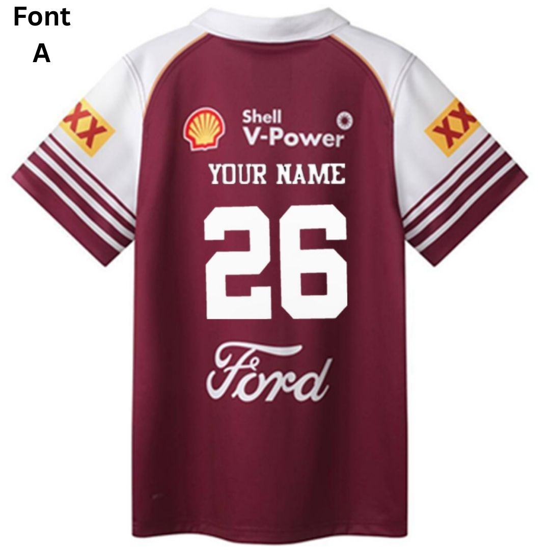 Queensland Maroons 2026 State Of Origin Harvey Norman Kids Jersey