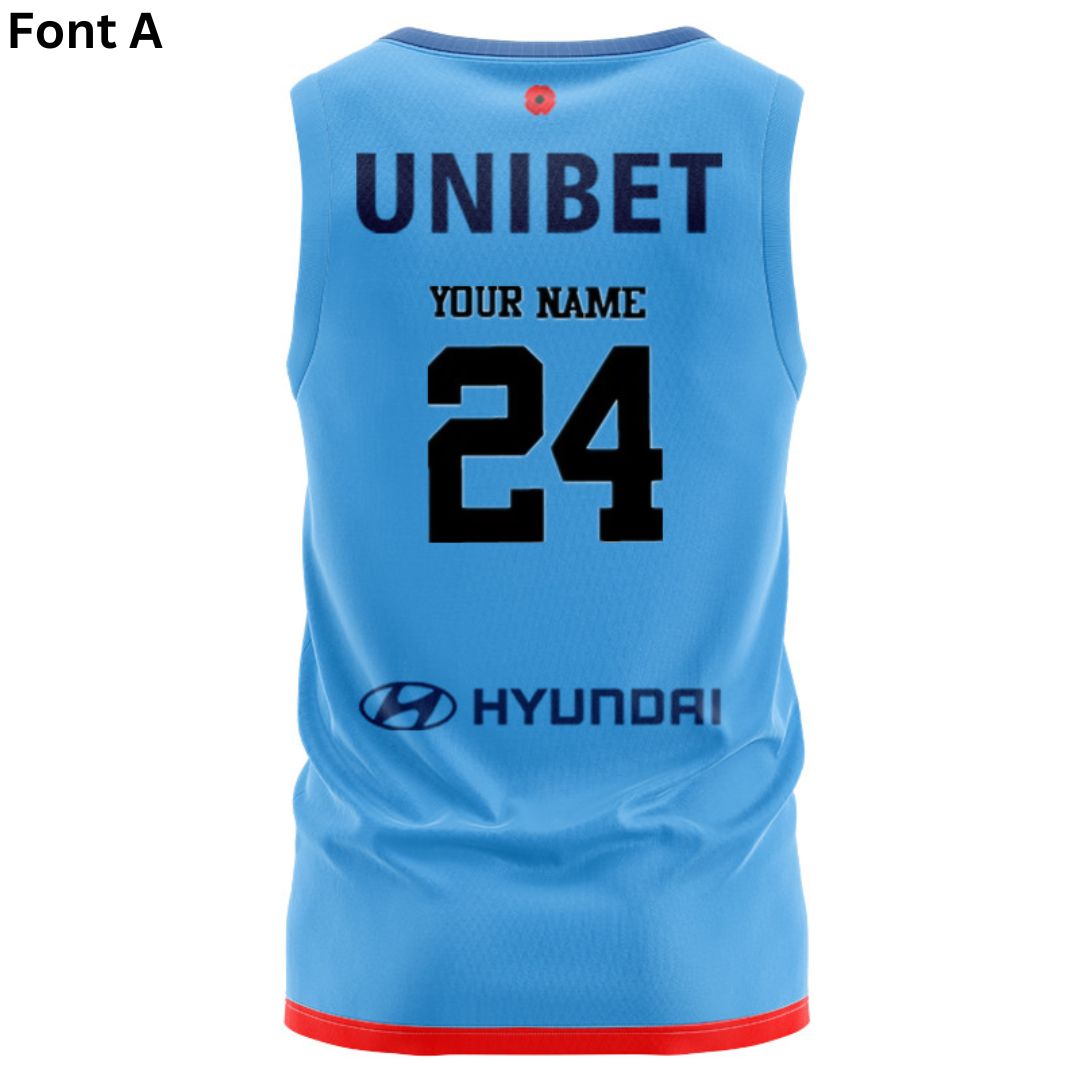 Sydney Roosters 2024 ANZAC Singlet