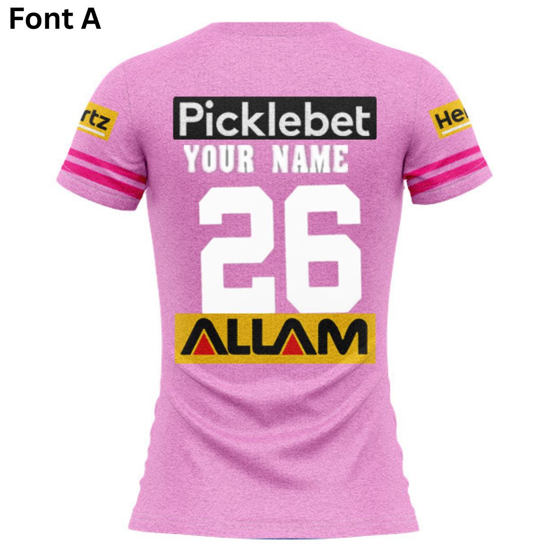 Penrith Panthers 2026 Women's Pink Training Shirt