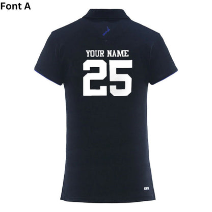 New Zealand Warriors 2025 Women's Black Media Polo Shirt