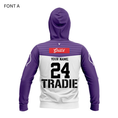 Melbourne Storm 2024 Away Hoodie with Zipper