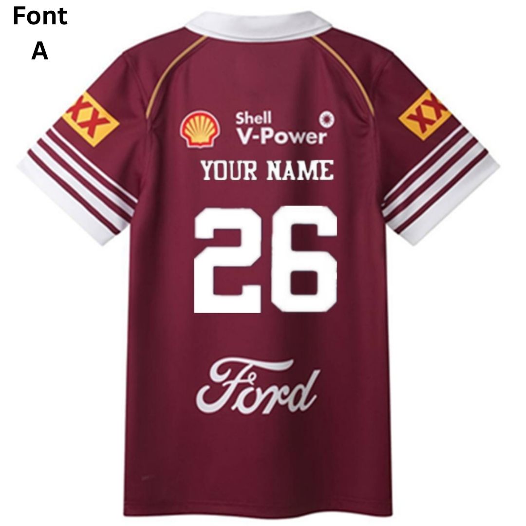 Queensland Maroons 2026 State Of Origin Kids Jersey