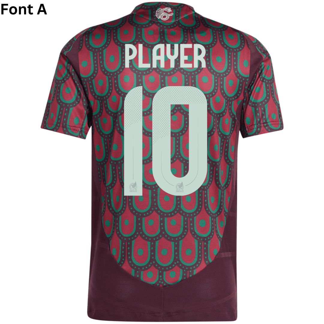 Mexico 2024 Home Jersey Shirt (Add Your Own Name & Number)