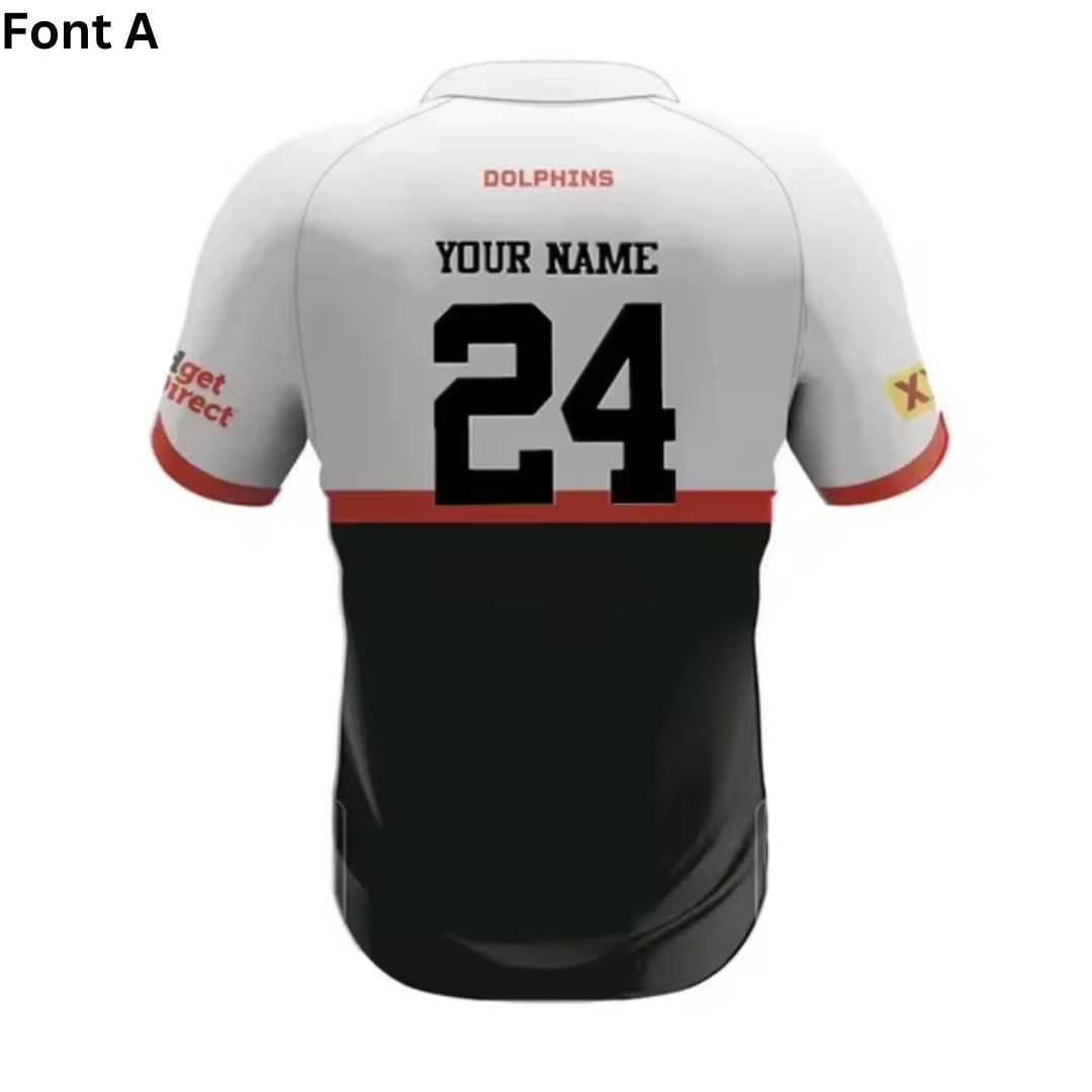 Redcliffe Dolphins 2024 Players Polo Shirt