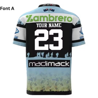 Cronulla Sutherland Sharks 2023 ANZAC Jersey