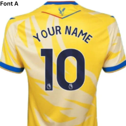 Crystal Palace 2024/25 Away Jersey Shirt Kit (Add Your Own Name & Number)