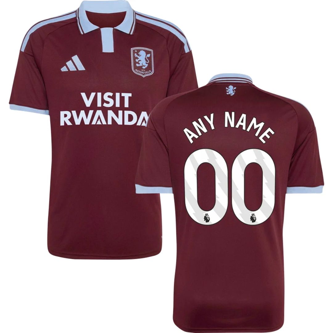 Aston Villa 2026/27 Home Jersey Shirt (Add Your Own Name and Number)