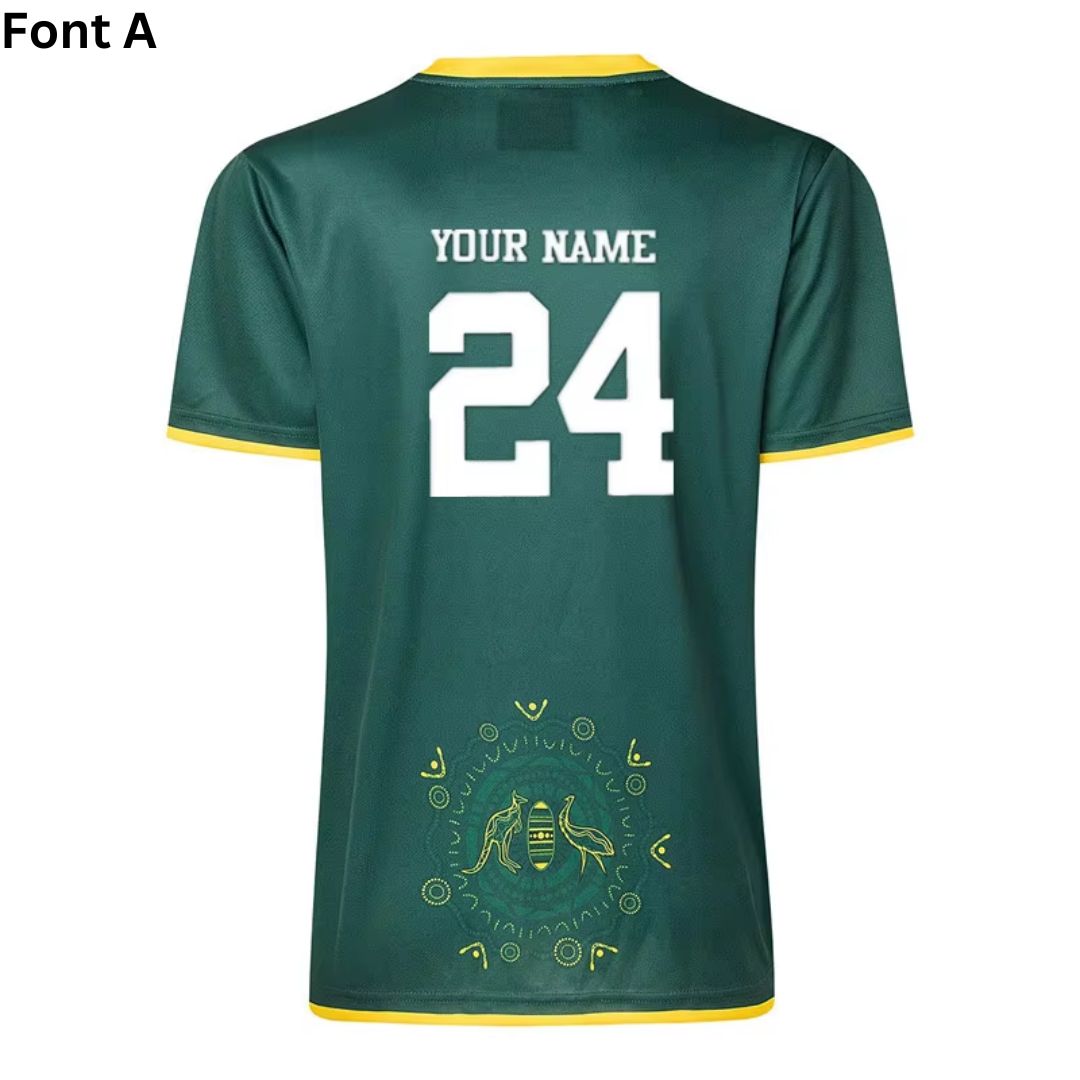 Australia Kangaroos 2024 Indigenous Training Jersey