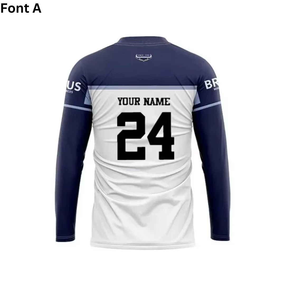 North Queensland Cowboys 2024 Long Sleeve Away Shirt