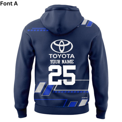 North Queensland Cowboys 2025 Navy Blue Training Hoodie with Zipper