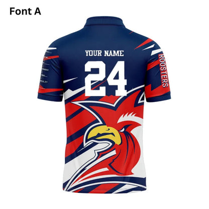 Sydney Roosters 2024 Ignition Fishing Polo Shirt