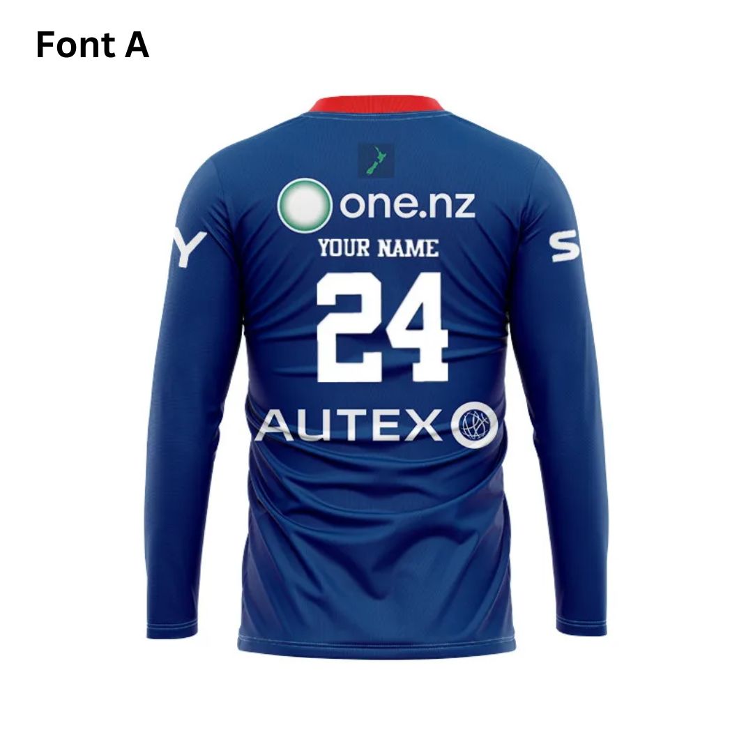 New Zealand Warriors 2024 Long Sleeve Home Shirt