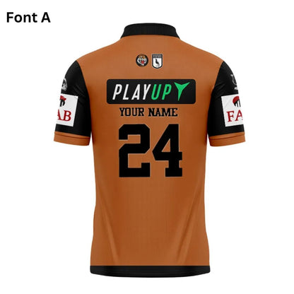 Wests Tigers 2024 Away Polo Shirt
