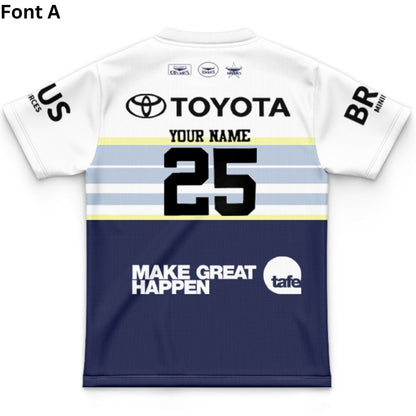 North Queensland Cowboys 2025 Kids Away Jersey