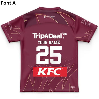 Manly Warringah Sea Eagles 2025 Kids Training Polo Shirt