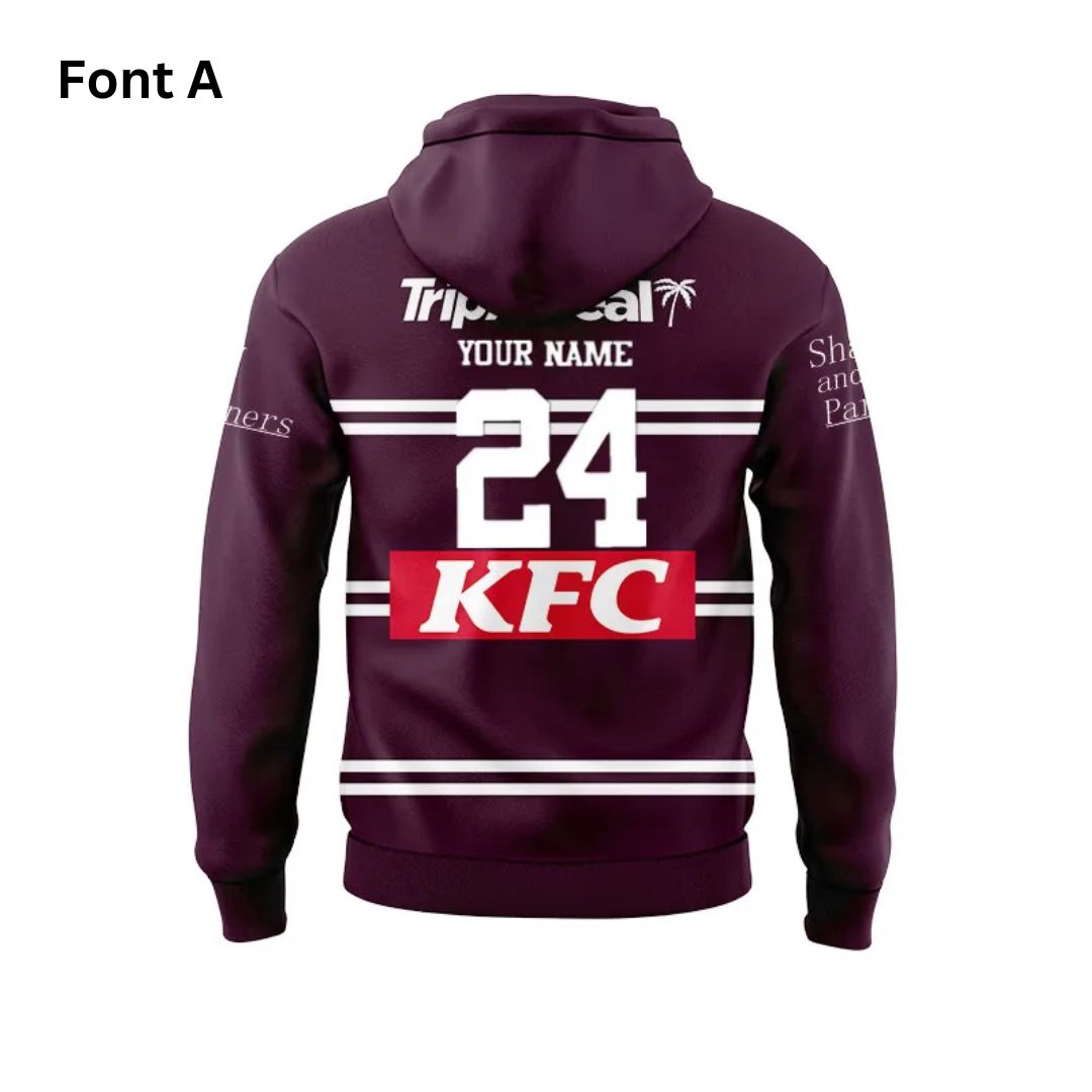 Manly Warringah Sea Eagles 2024 Kids Home Hoodie