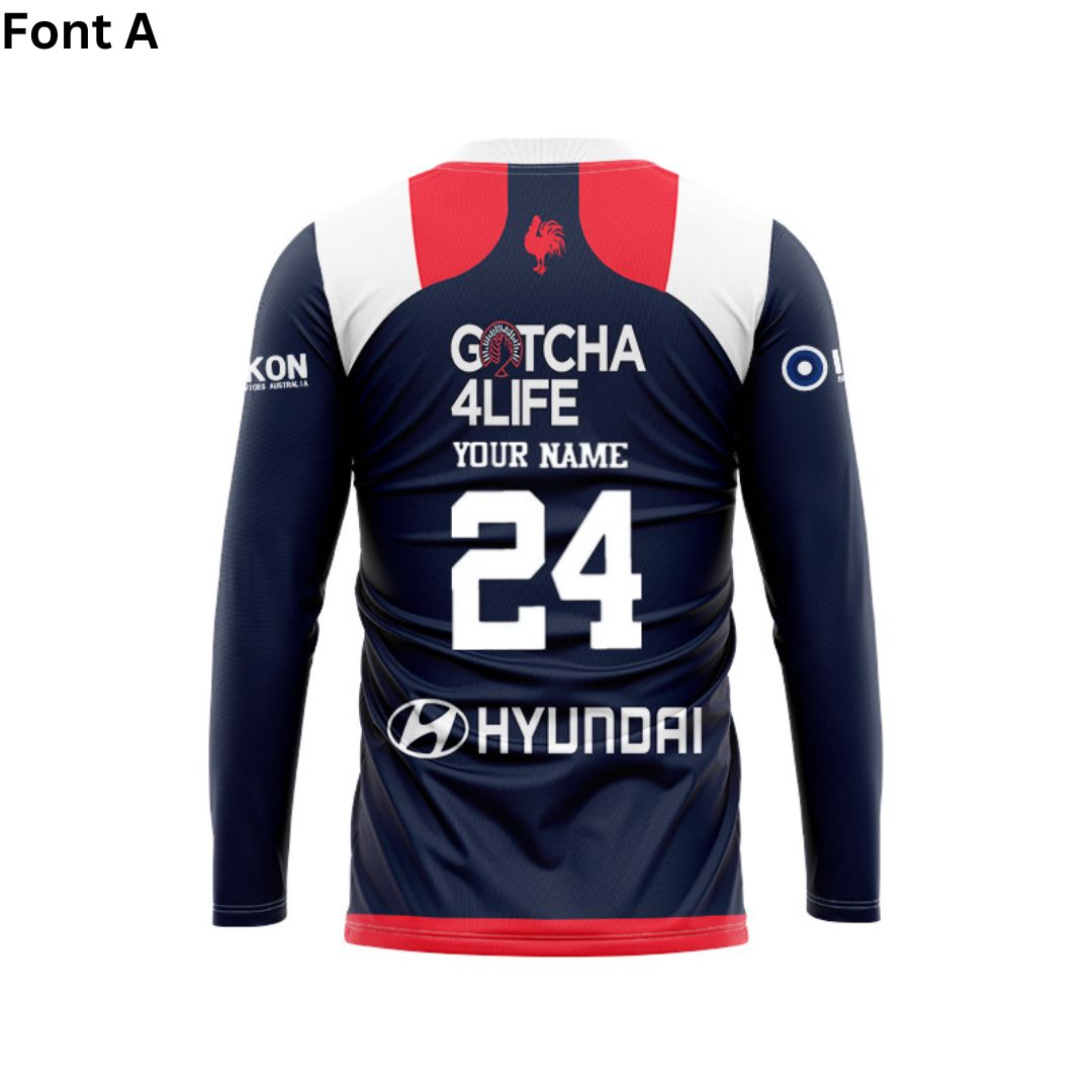 Sydney Roosters 2024 Long Sleeve Home Shirt