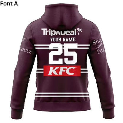 Manly Warringah Sea Eagles 2025 Home Hoodie with Zipper