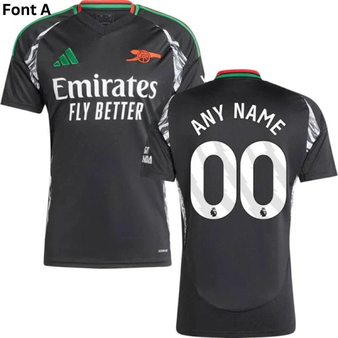 Arsenal Gunners 2024/25 Kids Away Jersey Shirt (Add Your Own Name & Number)