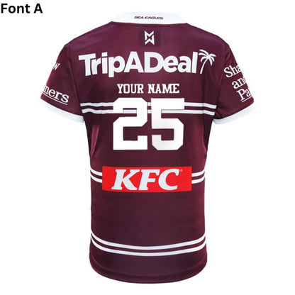 Manly Warringah Sea Eagles 2025 Home Polo Shirt