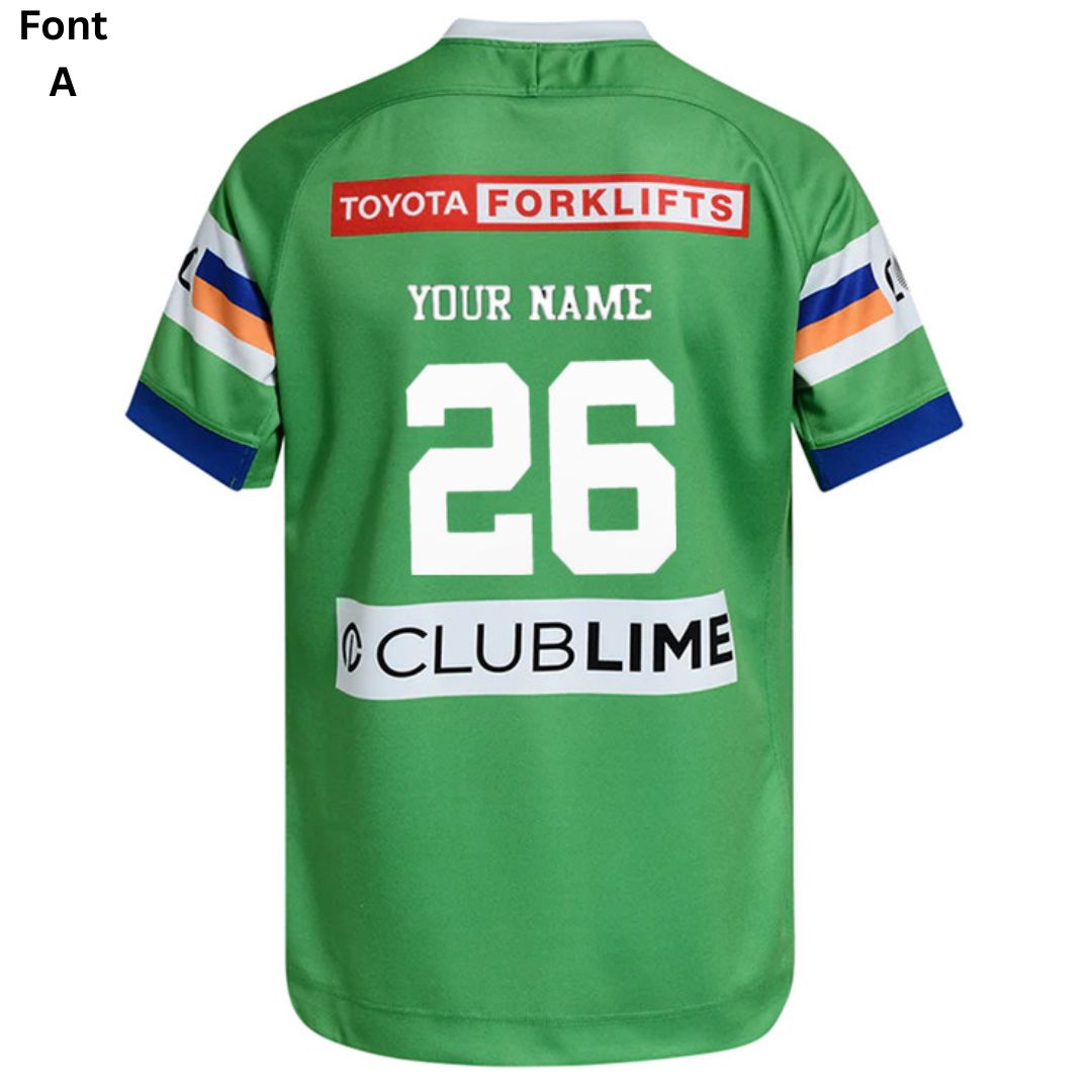 Canberra Raiders 2026 Home Jersey