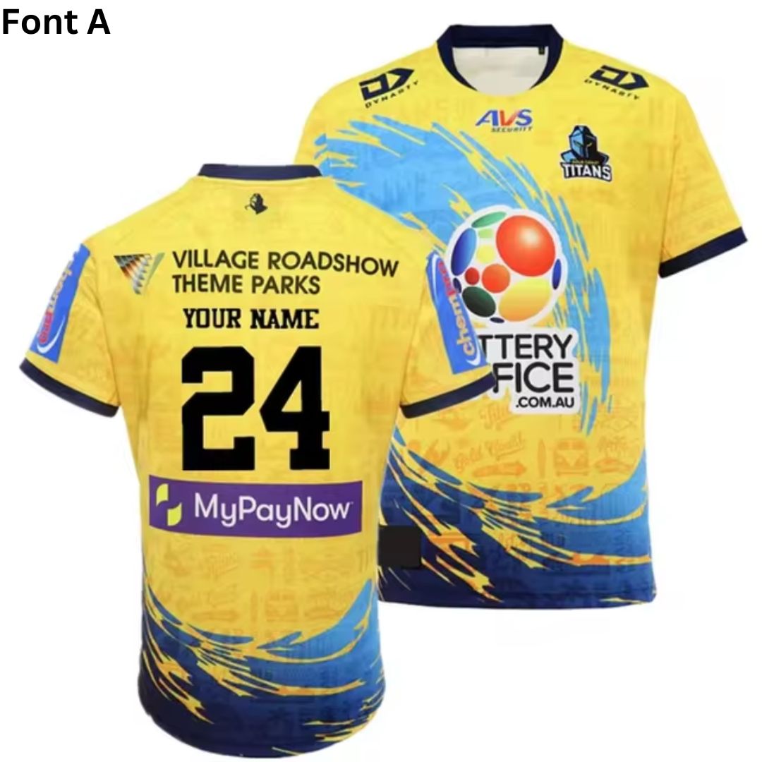 Gold Coast Titans 2024 Kids City Jersey