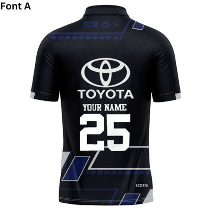 North Queensland Cowboys 2025 Black Training Polo Shirt