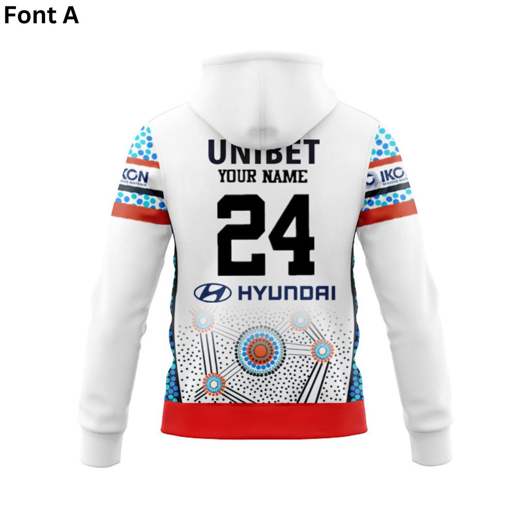 Sydney Roosters 2024 Indigenous Hoodie with Zipper