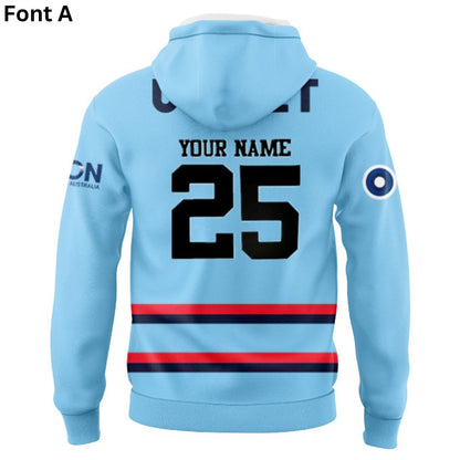 Sydney Roosters 2025 Bondi Blue Training Hoodie