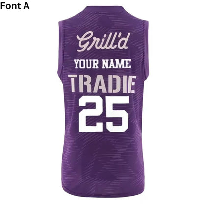 Melbourne Storm 2025 Purple Training Singlet