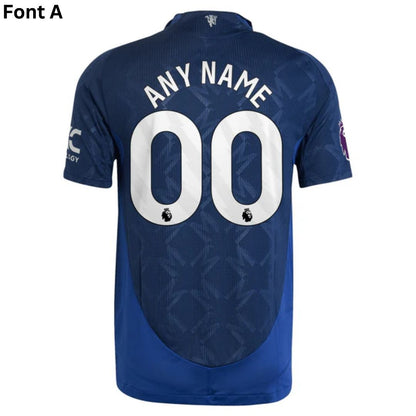 Manchester United 2024/25 Away Jersey Shirt (Add Your Own Name & Number)