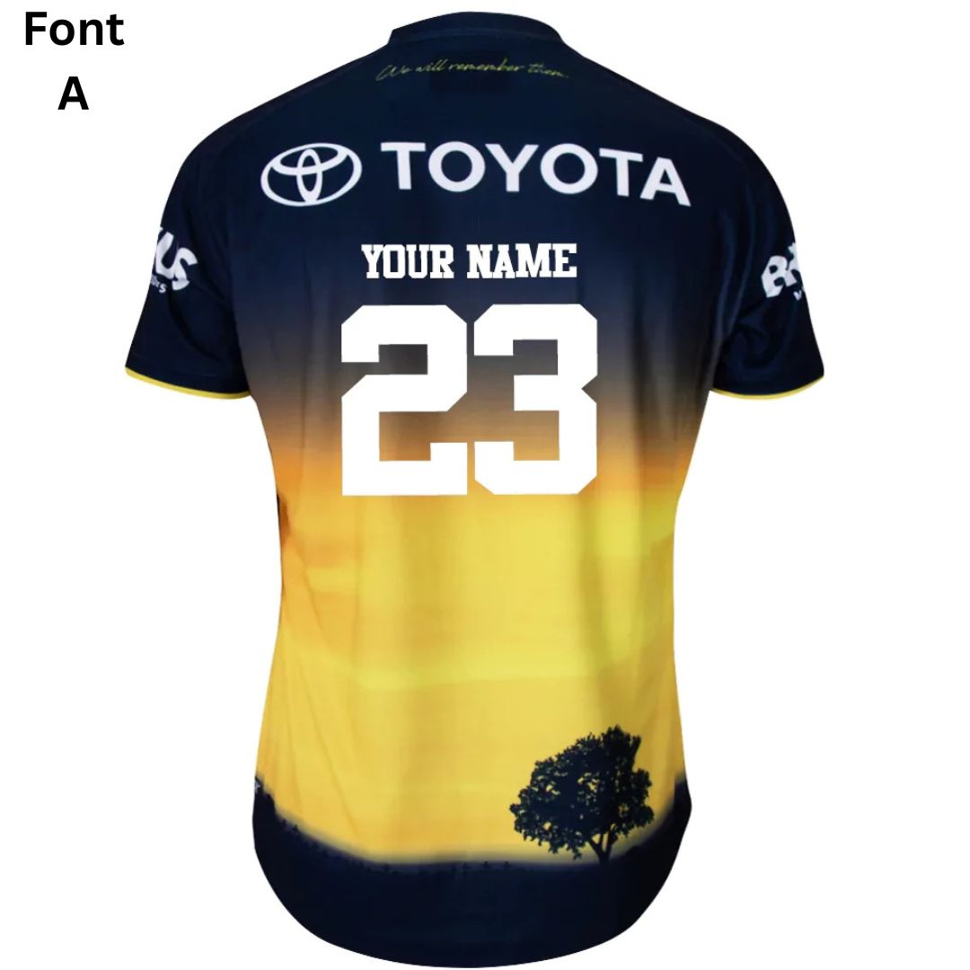 North Queensland Cowboys 2023 ANZAC Jersey