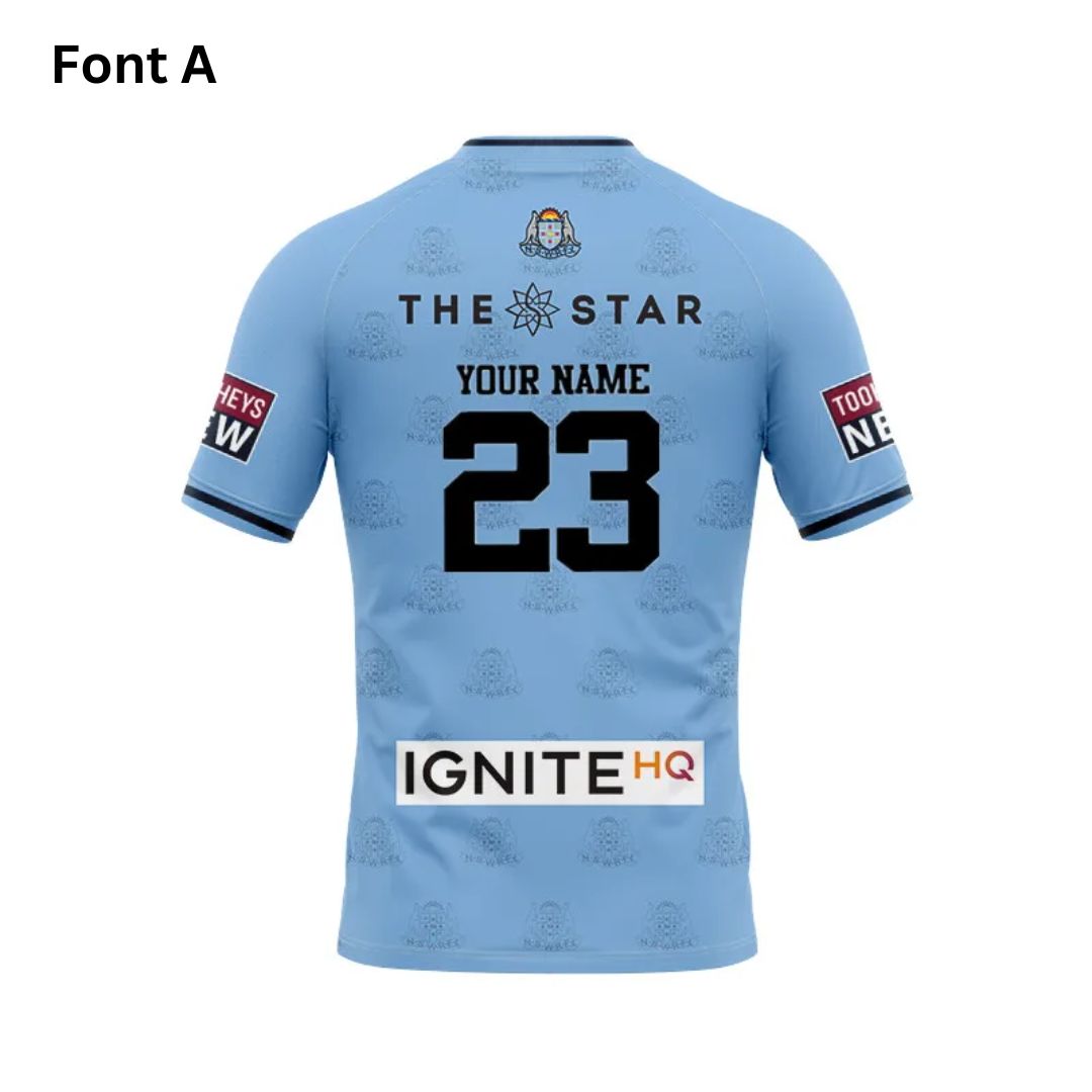 NSW Blues State Of Origin 2023 Women's Home Shirt