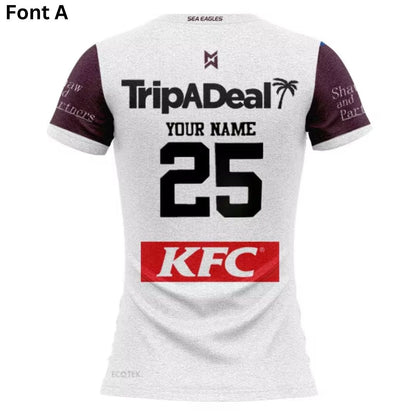 Manly Warringah Sea Eagles 2025 Women's Away Shirt