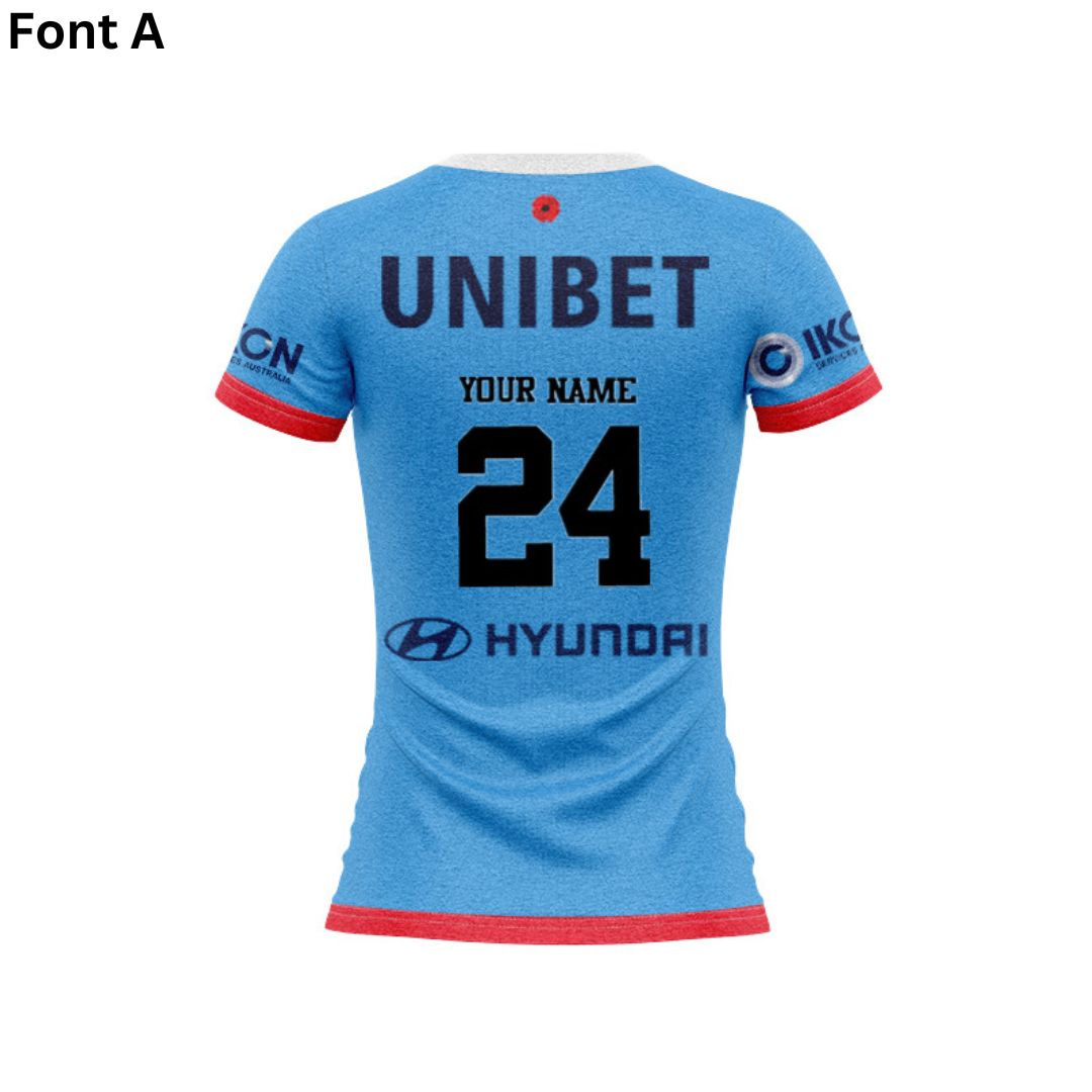 Sydney Roosters 2024 Women's ANZAC Shirt