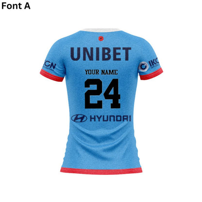 Sydney Roosters 2024 Women's ANZAC Shirt