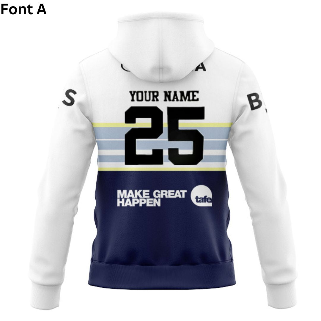 North Queensland Cowboys 2025 Away Hoodie with Zipper