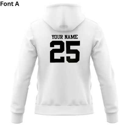 British & Irish Lions 2025 White Training Zipper Hoodie