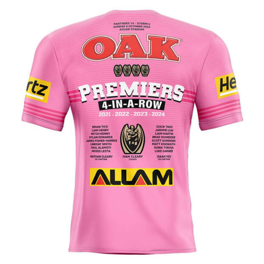 2024 Penrith Panthers Premiers 4 In a Row Jersey
