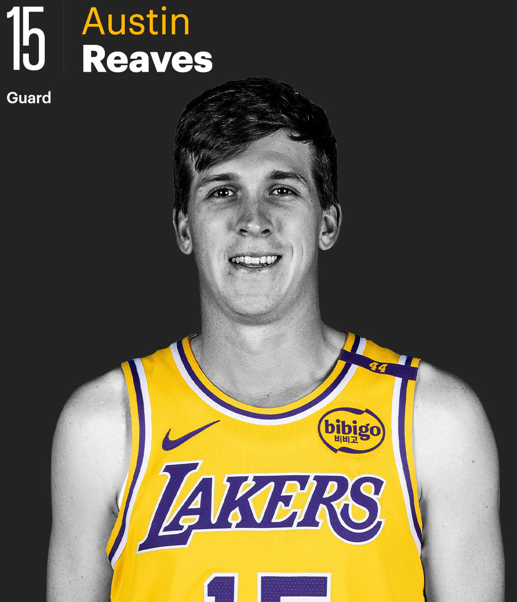 Los Angeles Lakers 2024/25 Austin Reaves # 15 Home Jersey