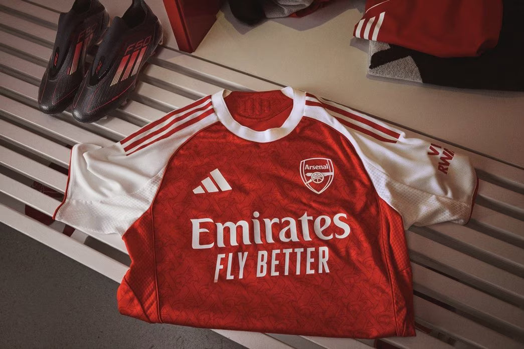 Arsenal Gunners 2025/26 Players Edition Home Jersey Shirt