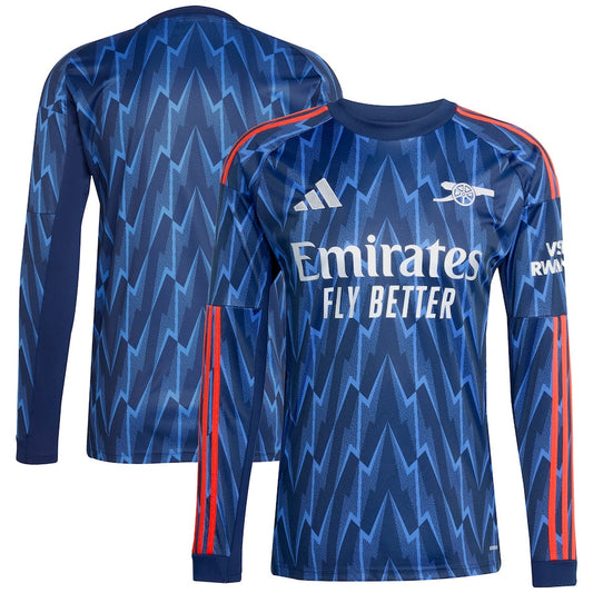 Arsenal Gunners 2025/26 Long Sleeve Player's Edition Away Jersey Shirt