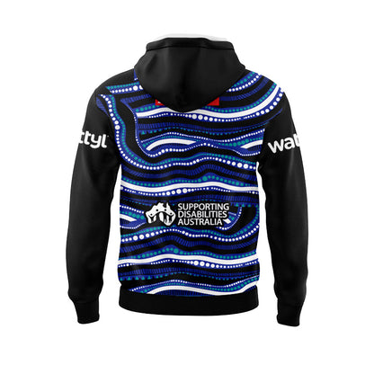 Canterbury Bankstown Bulldogs 2025 Indigenous Training Hoodie with Zipper