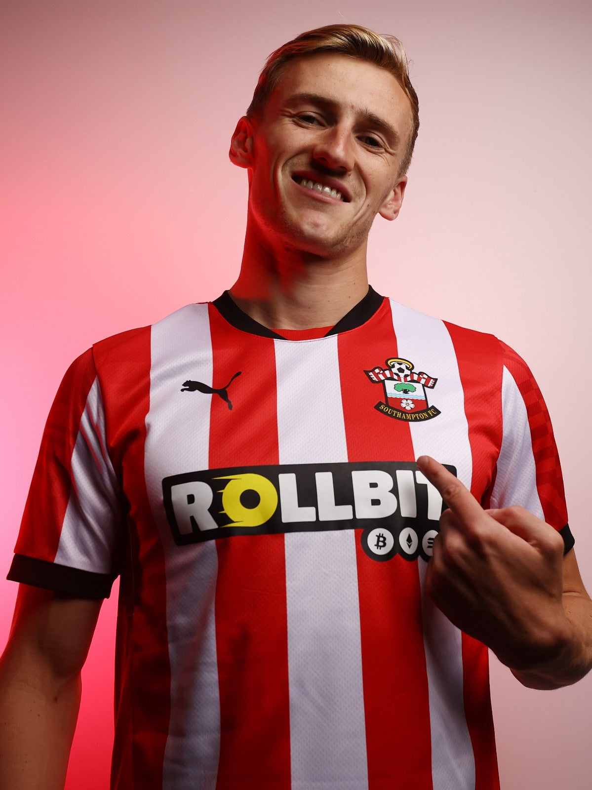 Southampton 2024/25 Kids Home Jersey Shirt