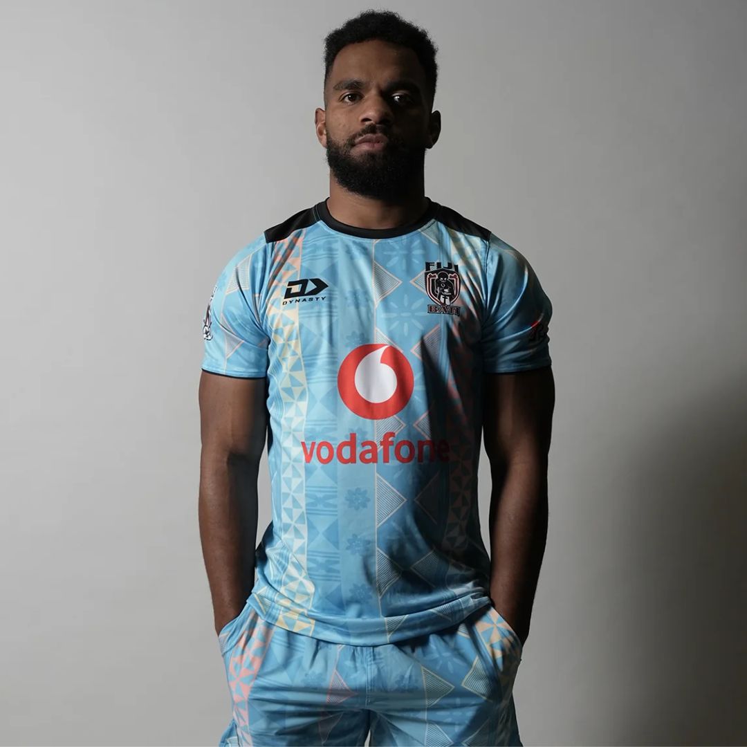 Fiji Bati 2026 World Cup Cyan Training Shirt
